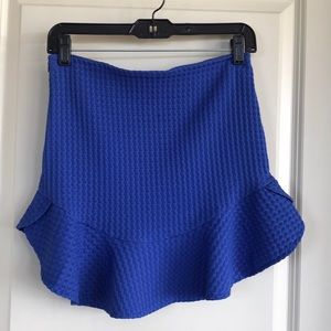 Zara Skirts - Zara blue mini skirt Zara Skirts - Zara blue mini skirt